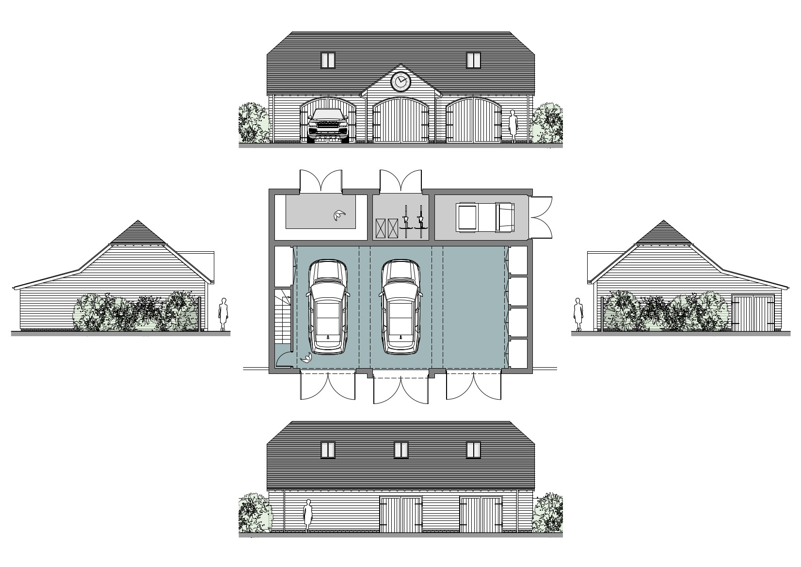 Listed Building - Detached Garage